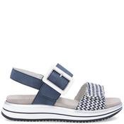 Remonte Womens Wedge Strap Sandal - Blue Jeans - 38 image