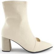 Redz Womens Zip Ankle Boot - White Ice - 38 image