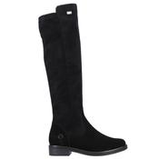 Remonte Womens Zip High Leg Boot - Black Suede - 42 image