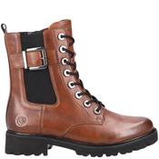 Remonte Womens Zip Lace Ankle Boot - Brown - 37 image