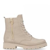 Remonte Womens 7 Eye Lace Zip Boot - Beige - 39 image