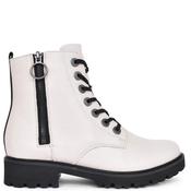 Remonte Womens 7 Eye Lace Zip Boot - White - 42 image