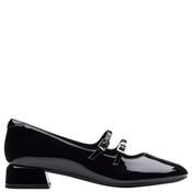Clarks Womens Twin Strap Shoe - Black Patent - Uk 4 image
