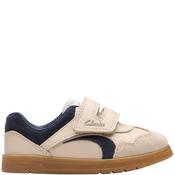 Clarks Kidss Strap Trainer - Neutral - K4/Eu20.5 image