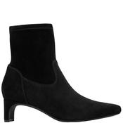 Clarks Womens Suede Stretch Ankle Boot - Black - Uk 4 image