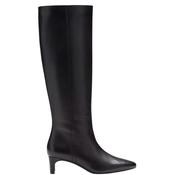 Clarks Womens Leather Zip High Leg Boot - Black - Uk 4 image