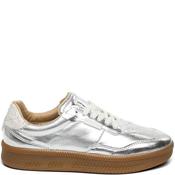 Steve Madden Womens Lace Trainer - Silver - Uk 3