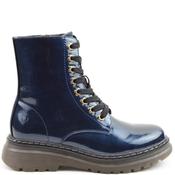 Heavenly Feet Womens Ankle Boot - Navy Patent - 4 image