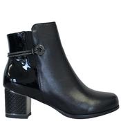 Redz Womens Zip Ankle Boot - Black - 38 image