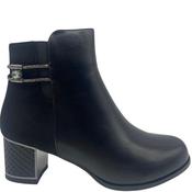 Redz Womens Zip Ankle Boot - Black - 39 image