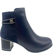 Redz Womens Zip Ankle Boot - Navy - 39 image