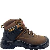 Forsa Mens Safety Lace Boot - Brown - 41