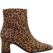 Clarks Womens Zip Ankle Boot - Leopard Animal Print - Uk 4