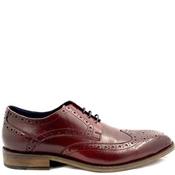 Escape Mens Brogue Lace Shoe - Bordeaux - 45 image