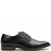 Goor Mens Plaint Vamp Gibson Tie Shoe - Black - 41 image