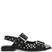 Steve Madden Womens Stud Slingback - Black - Uk 4