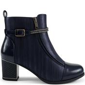 Redz Womens Zip Ankle Boot - Navy - 38 image