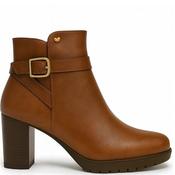 Susst Womens Zip Ankle Boot - Tan - 37