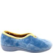 Berevere Womens Full Slipper - Blue Suede - 37