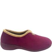 Berevere Womens Full Slipper - Burgundy Suede - 39 image