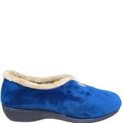 Berevere Womens Full Slipper - Navy Suede - 40