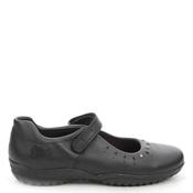 Geox Girls Velcro Strap Shoe - Black - Eu33/K1 image