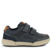 Geox Boys Velcro Strap Trainer - Navy Cognac - Eu34/J2 image
