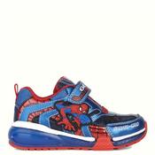 Geox Boys Spiderman Lights Trainer - Navy Red - Eu33/K1