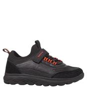 Geox Boys Velcro Strap Trainer - Black Orange - Eu28/K10 image