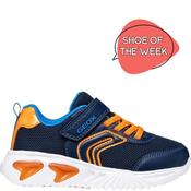 Geox Boys Strap Trainer - Navy Orange - Eu28/K10 image
