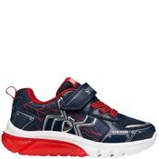Geox Boys Strap Trainer - Navy Red - Eu26/K8.5