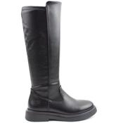 Heavenly Feet Womens Zip High Leg Boot - Black - 4 image