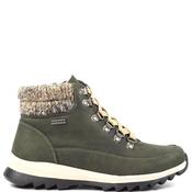 Lunar Womens Waterproof Zip Lace Boot - Olive - 6