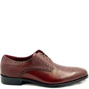 Escape Mens Brogue Lace Shoe - Bordeaux - 44 image
