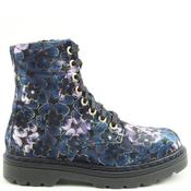 Heavenly Feet Womens Zip Lace Ankle Boot - Midnight Velour - 4 image