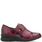Rieker Womens Wedge Strap Shoe - Red - 42 image