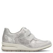 Rieker Womens Wedge Strap Comfort Shoe - Silver Platinum - 39 image
