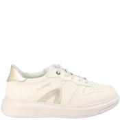 Laura Womens Lace Trainer - Cream Leather - 39 image