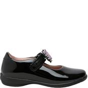 Lelli Kelly Girls Luna Strap Shoe - Black Patent - Eu27/K9