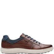 Clarks Mens Lace Trainer - Mahogany Leather - 11 image