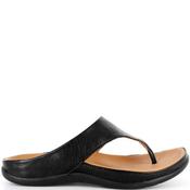 Strive Womens Toe Post Mule Sandal - Black - 3 image