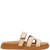 Steve Madden Womens Flat Strap Sandal - Natural Raffia - 39 image