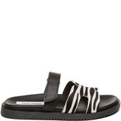 Steve Madden Womens Flat Strap Sandal - Black Zebra - 40 image