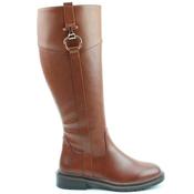 Heavenly Feet Womens Zip High Leg Boot - Tan - 4 image