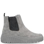 Rieker Womens Chelsea Zip Ankle Boot - Grey Suede - 37 image