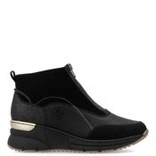 Rieker Womens Wedge Zip Ankle Boot - Black - 38 image