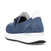 Rieker Womens Slip On Trainer - Blue White - 42 image