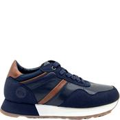 Ninety 78 Boys Lace Trainer - Navy - Eu37/J4 image