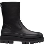 Clarks Womens Zip Ankle Boot - Black Leather - Uk 4