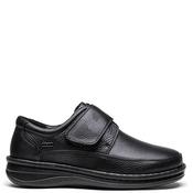G Comfort Mens Waterproof Velcro Shoe - Black Leather - 43 image
